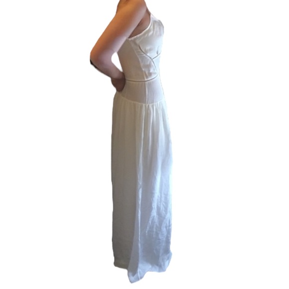 NWT TOME White 100% Silk Sleeveless Maxi Dress Runway Fall Winter 2013 - size 2 - Picture 10 of 16